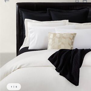 NEW Ralph Lauren Park Row HAYDEN Duvet Cover. King. Cream. 100%‎ Cotton